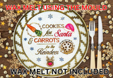 Load image into Gallery viewer, Christmas Plate (Carrot & Cookie Are Raised)