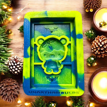 Load image into Gallery viewer, 3D Christmas Pudding Bear Snapbar