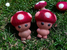 Load image into Gallery viewer, 3D Knitted Mushroom Man Duo