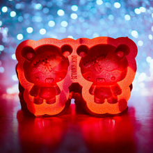 Load image into Gallery viewer, 3D Christmas Pudding Bear Duo