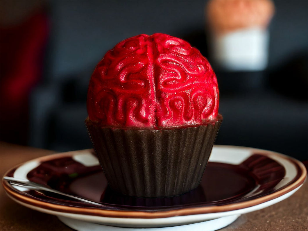 3D Brain Cupcake Duo