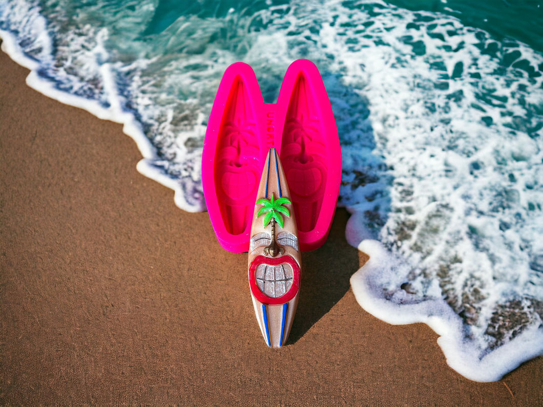 3D Tiki Surfboard Duo