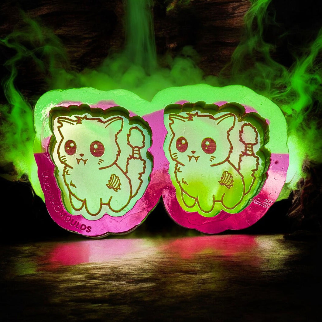 Vampire Zombie Cat Duo