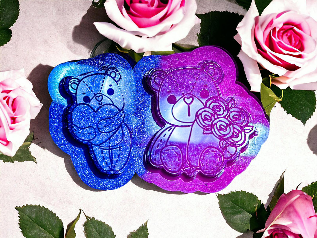 Teddy Bear Heart/Roses Duo