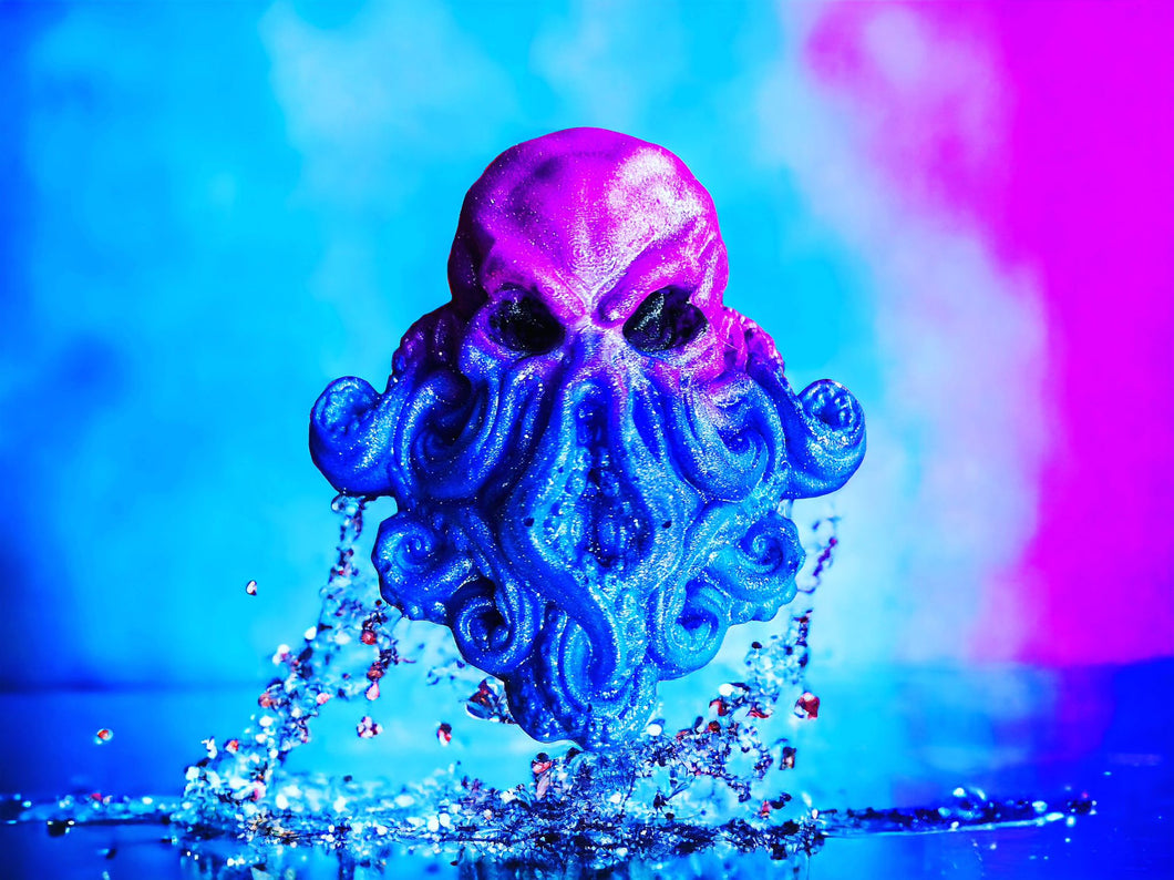 3D Skull Octopus Duo