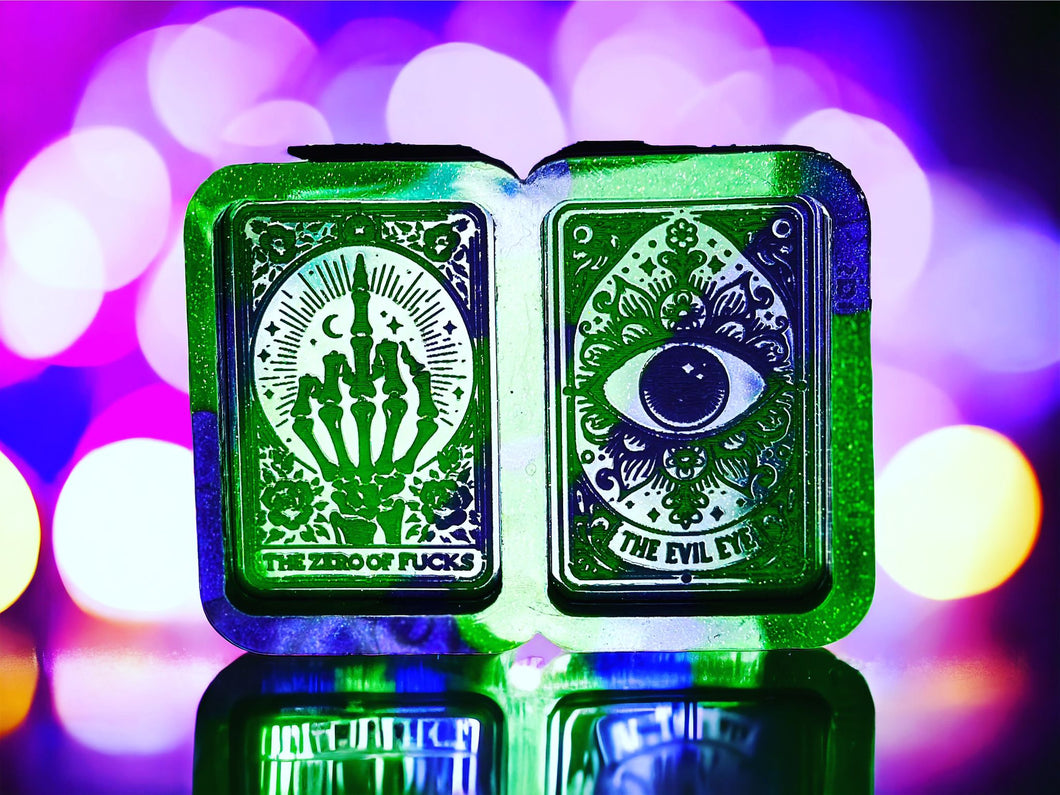 Zero Of Fucks/Evil Eye Tarot Cards Duo