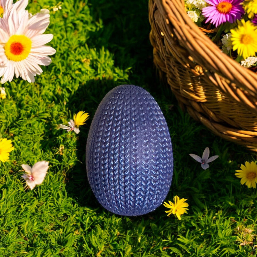 3D Knitted Easter Egg Duo