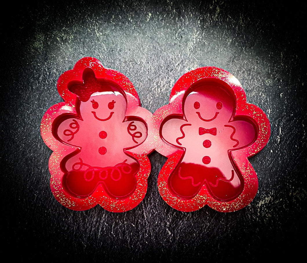 Gingerbread Man & Woman Duo Mould